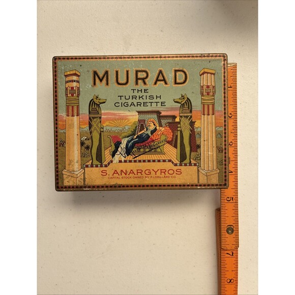 murad cigarettes Prints of Illustrated Advertisement for Mavi Boncuk: Murad The Turkish